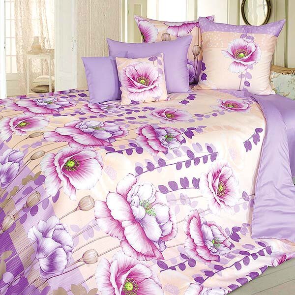 КПБ Синтез  розовый евро