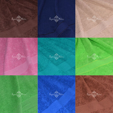 Полотенце махровое гладкокрашенное, 470 г/м2