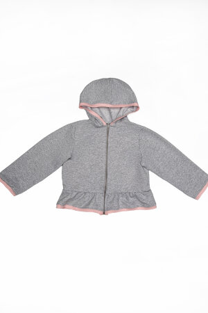 Костюм с бриджами для девочки Эмми серый