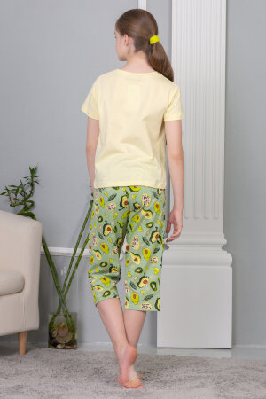 Пижама с бриджами для девочки Эшли желтый