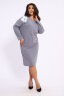 Платье женское 31892 серый