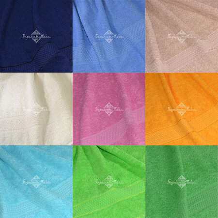 Полотенце махровое гладкокрашеное, 400г/м2