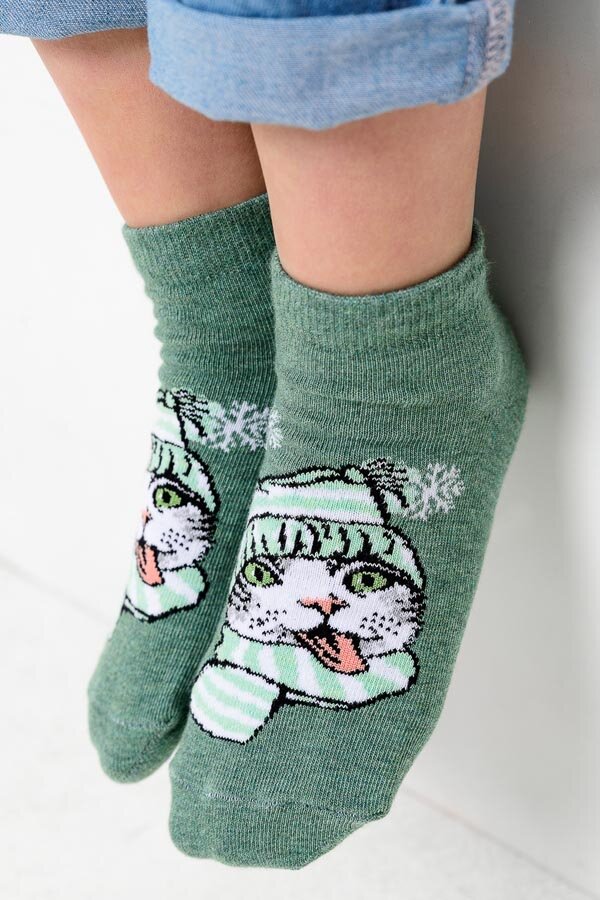 Детские носки стандарт Котейка