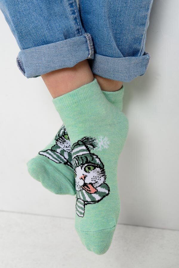 Детские носки стандарт Котейка