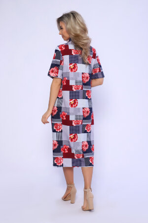 Платье женское 13156 серый