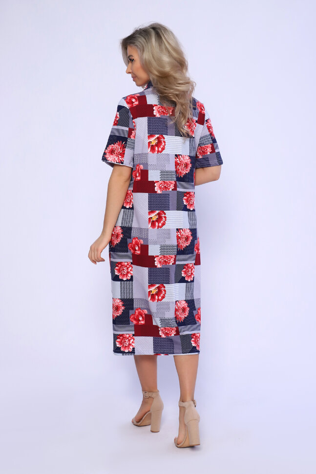 Платье женское 13156 серый