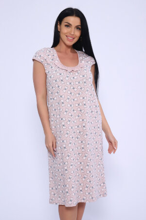 Женская ночная сорочка Безупречность капучино