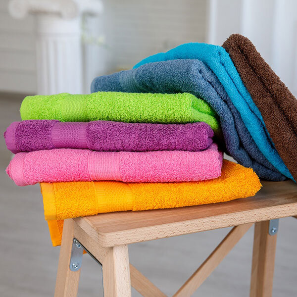 Полотенце махровое гладкокрашеное, 470 г/м2