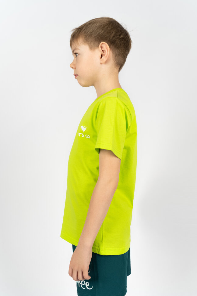 Футболка для мальчика 52286 салатовый