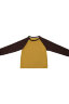 Детский лонгслив для мальчика Элвис горчичный, шоколадный