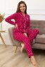 Пижама женская Сердечки 9895