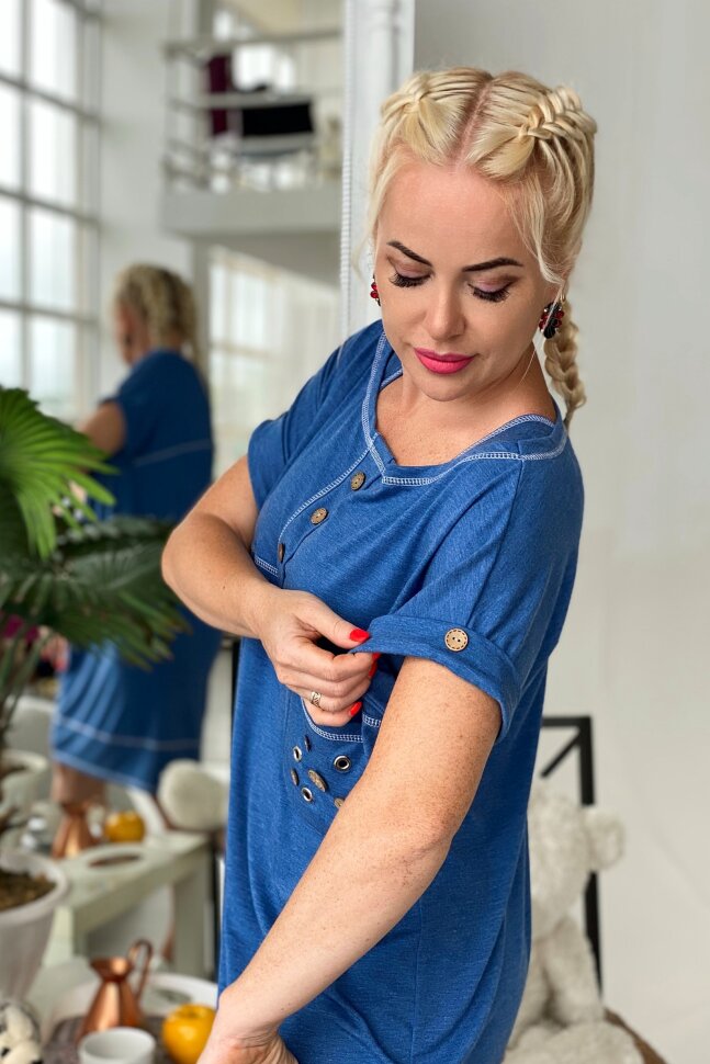 Платье женское 7224 джинс