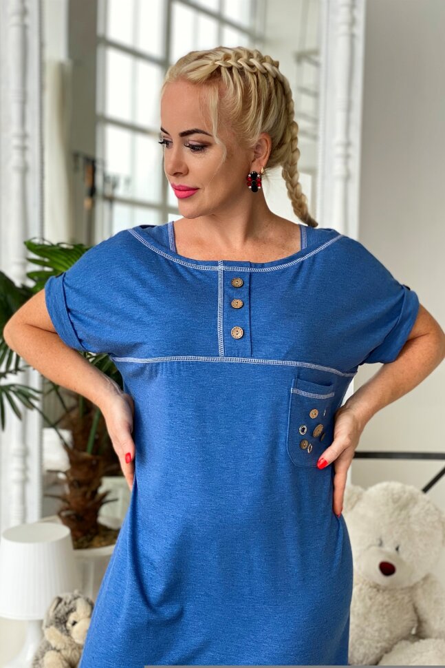 Платье женское 7224 джинс