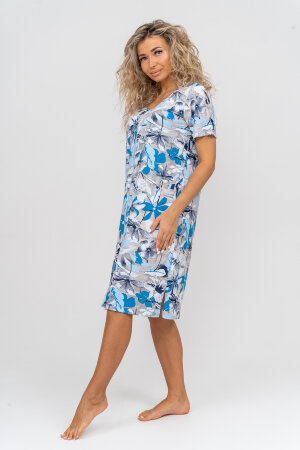 Халат Женский 36770 голубой