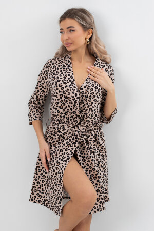 Халат Женский домашний на запах ХЛ02-44