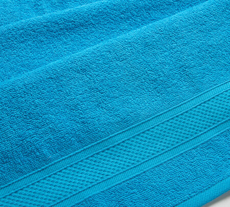 Полотенце махровое Голубой. 400 гр/м2