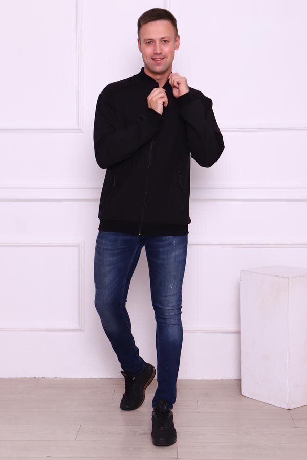 Мужская толстовка воротник стойка 17588