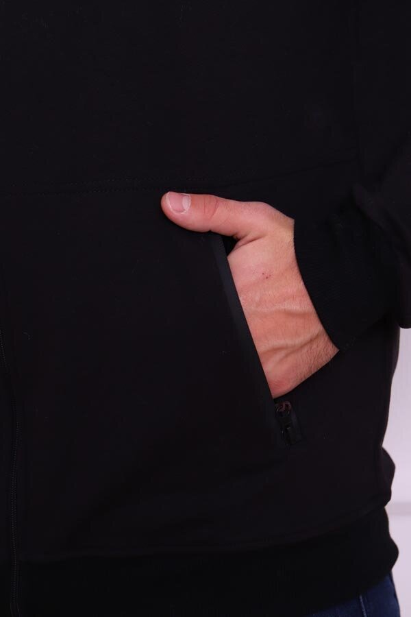 Мужская толстовка воротник стойка 17588