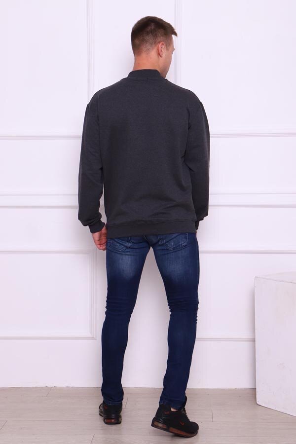 Мужская толстовка воротник стойка 17588