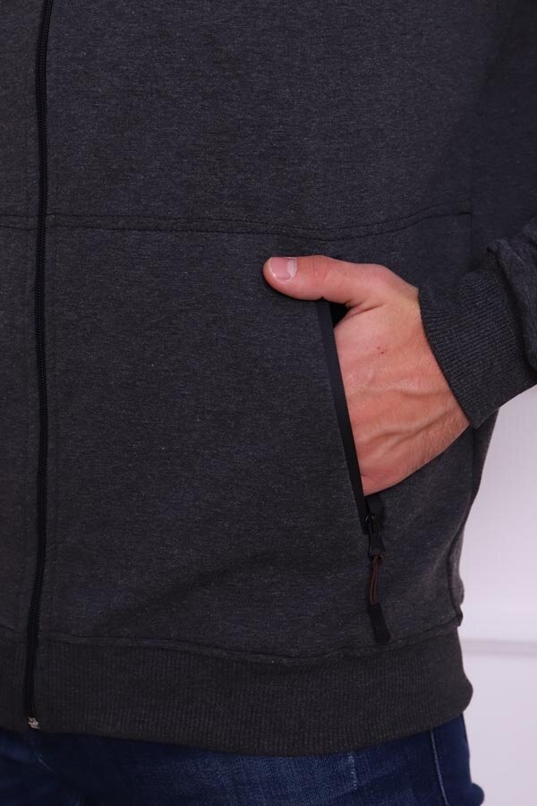 Мужская толстовка воротник стойка 17588