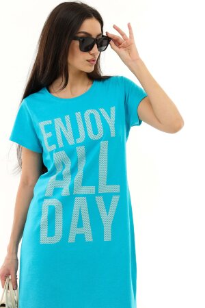 Платье женское 50558 бирюзовый