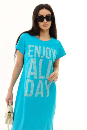Платье женское 50558 бирюзовый