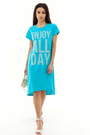 Платье женское 50558 бирюзовый