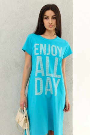 Платье женское 50558 бирюзовый