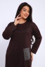 Платье женское 31920 коричневый