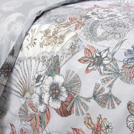 Шелковый веер постельное белье перкаль