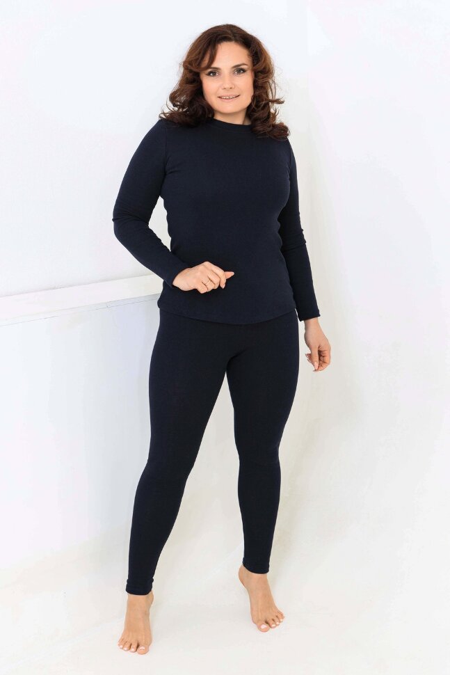 Женский термокомплект 50537 темно-синий
