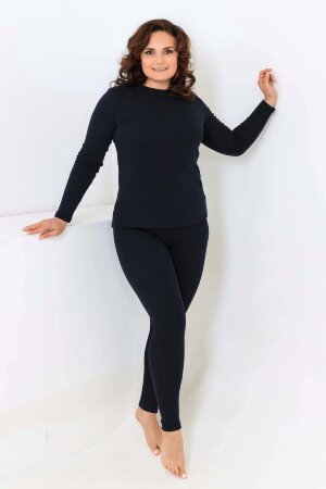 Женский термокомплект 50537 темно-синий