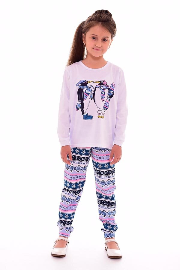 Пижама детская 7-114 пингвины