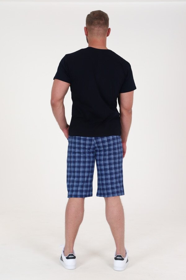 Бриджи мужские клетка (расцветки в ассортименте) БМ-02