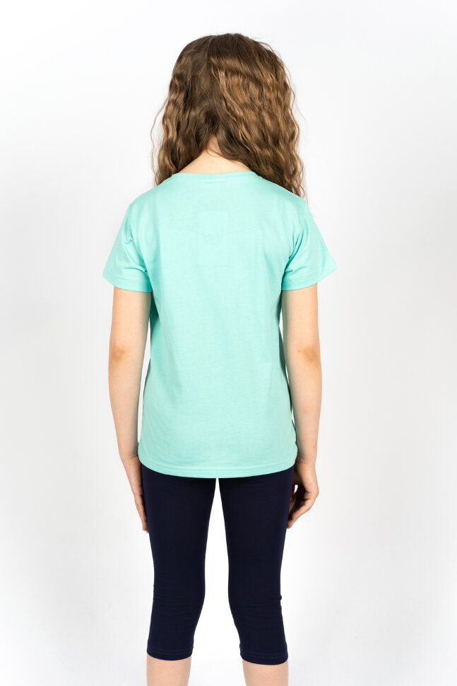 Костюм с бриджами для девочки 41108 (футболка , бриджи)