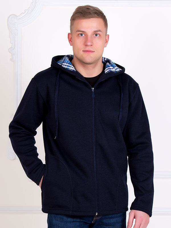 Толстовка мужская с капюшоном 738
