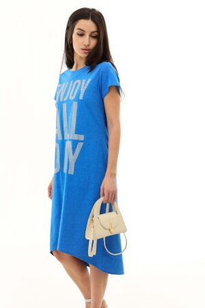 Платье женское 50558 голубой