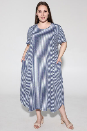 Платье Комфорт -полоса ПЛГ-93