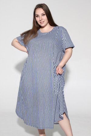 Платье Комфорт -полоса ПЛГ-93