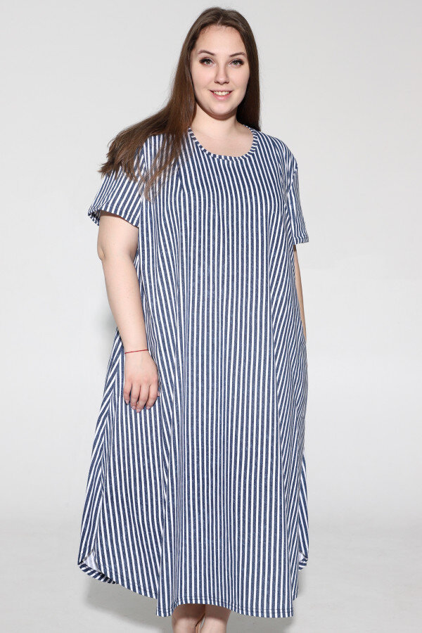 Платье Комфорт -полоса ПЛГ-93