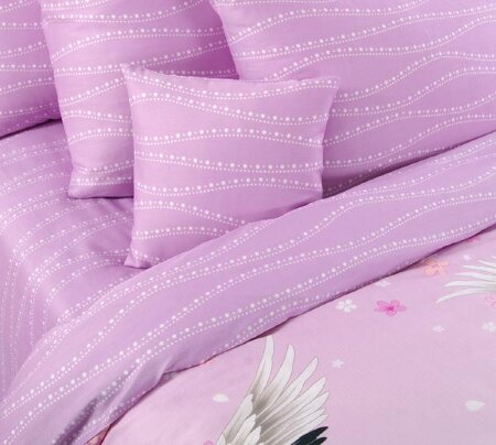 Журавлиный танец постельное белье сатин