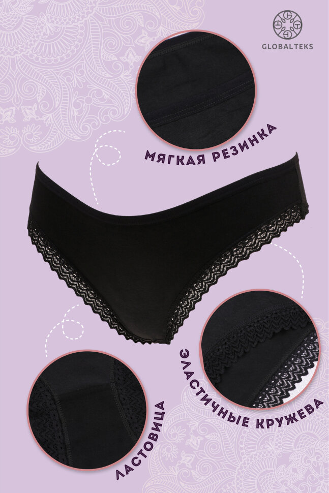 Женские трусы GL501 черный