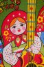 Полотенце кухонное Матрешки