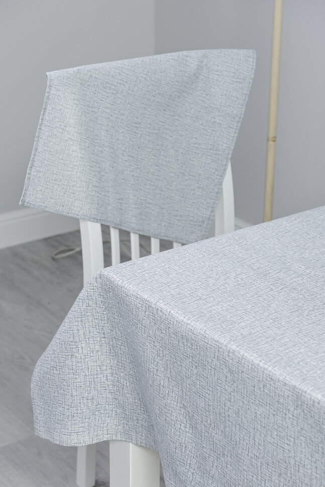 Скатерть Льняное полотно серый