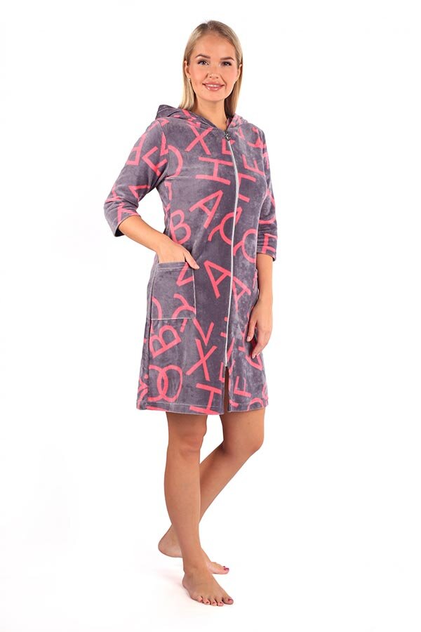Халат Таша серый В-34