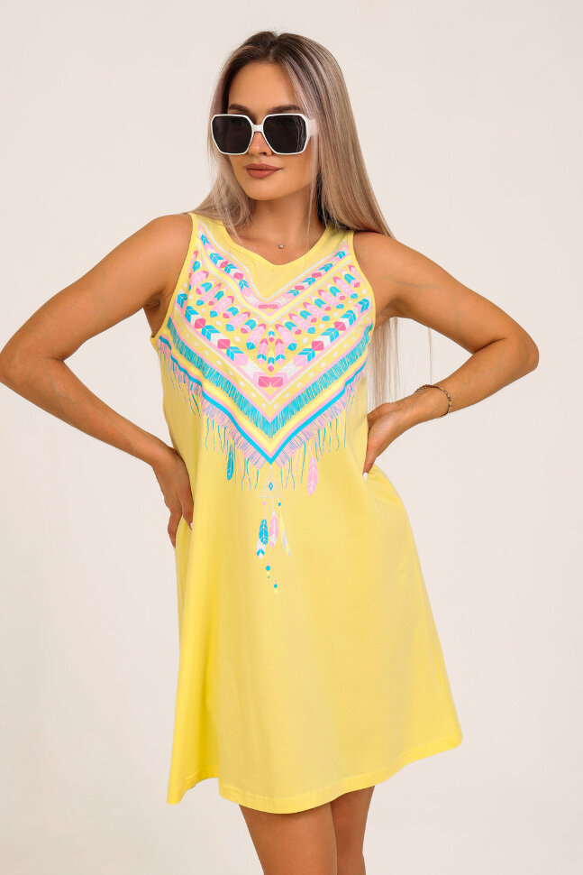 Платье женское 50550 желтый