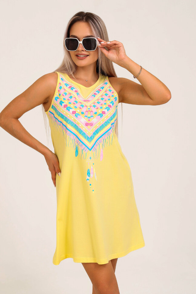 Платье женское 50550 желтый