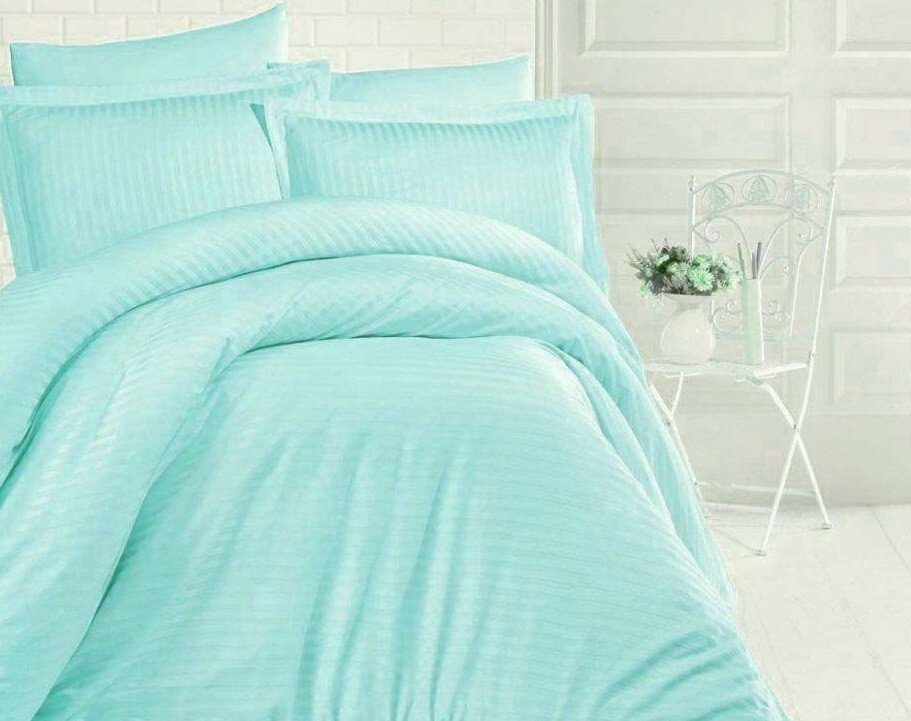 Морской бриз постельное белье страйп-сатин