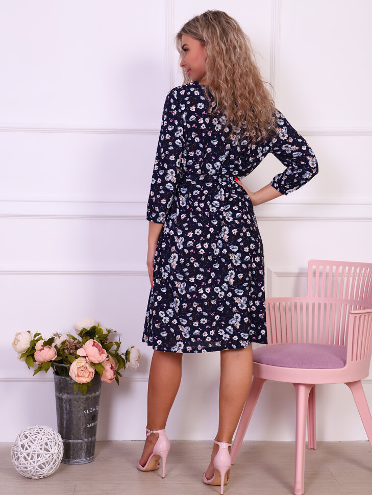 Корнелия голубая платье