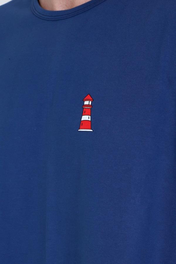 Футболка Маяк синий ФГ-955-2